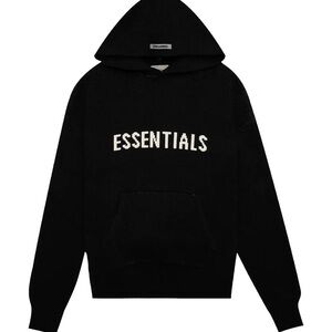 Essentials Black Hoodie